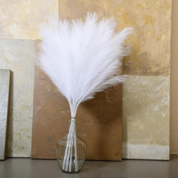 artificial white pampas grass