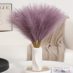 light purple artificial pampas grass