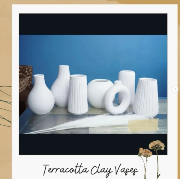 terracotta clay vase