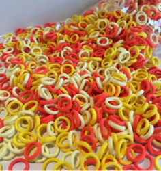 Colorful Basic Nylon Ealstic Hair Ties for Girls